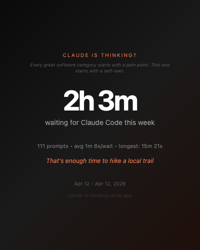 Claude Still Thinking? gallery image