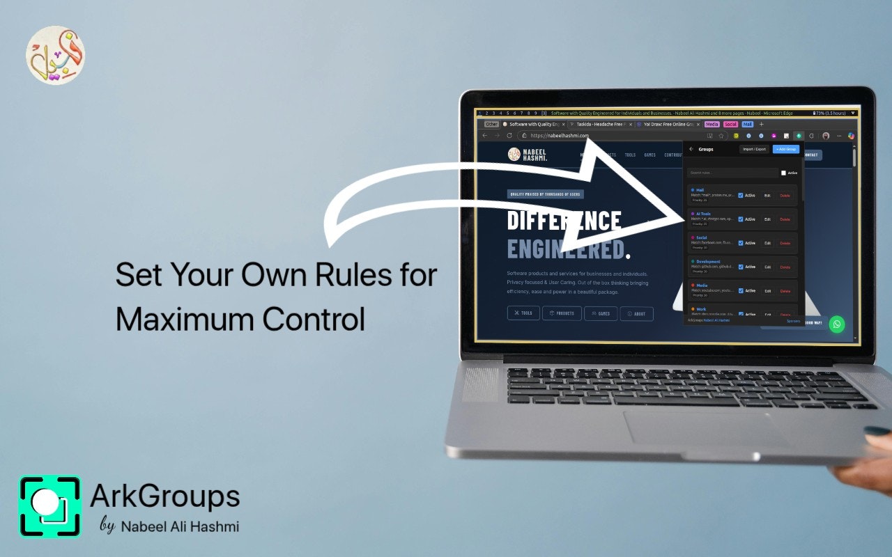 ArkGroups - Auto Intelligent Tab Groups gallery image