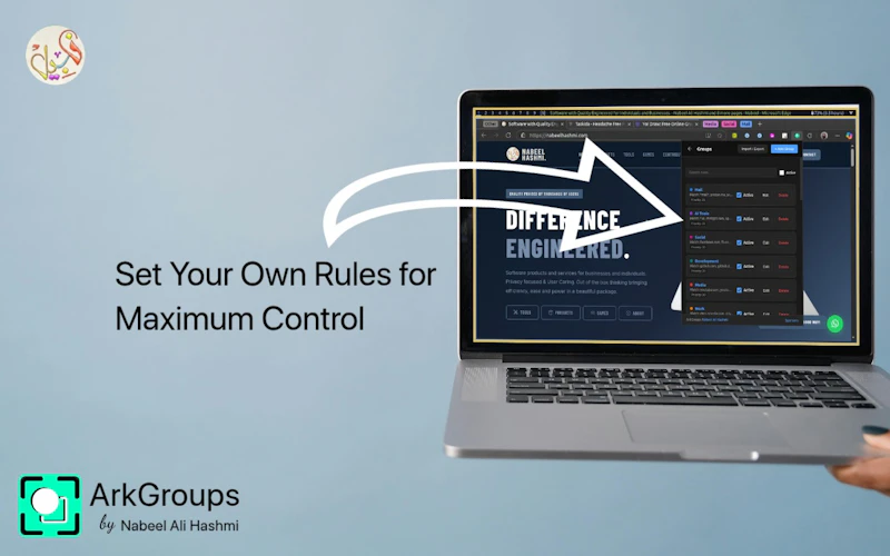 ArkGroups - Auto Intelligent Tab Groups screenshot 3