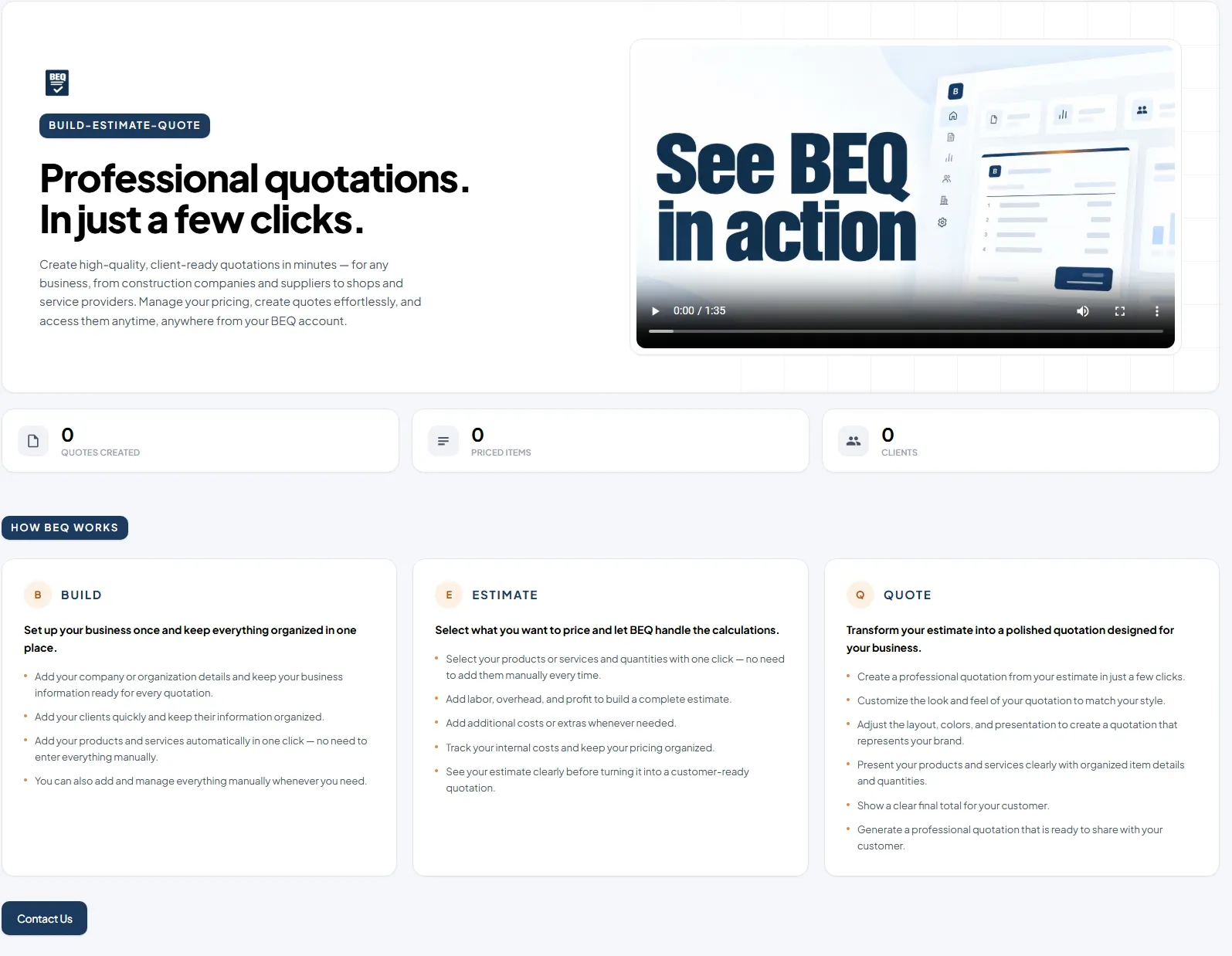 BEQ — Build Estimate Quote gallery image
