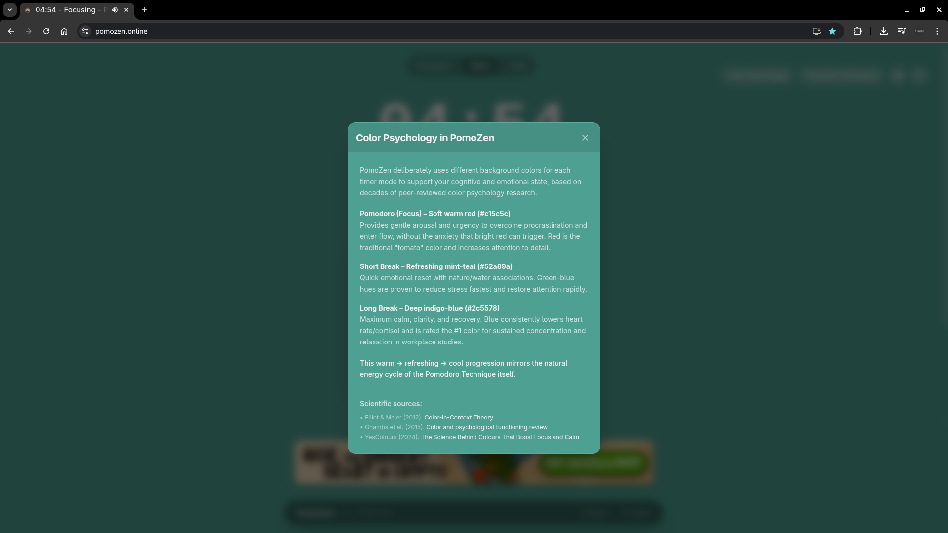 PomoZen Focus Tool gallery image