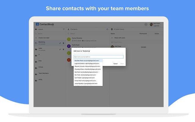 ContactBook: Share Google Contacts gallery image