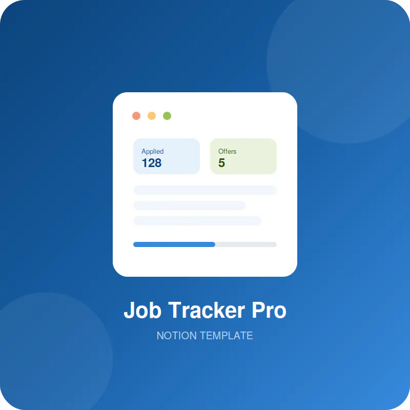 Job Application Tracker Pro