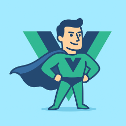 Vue.js Developer community  - Product Hunt launch logo and brand identity