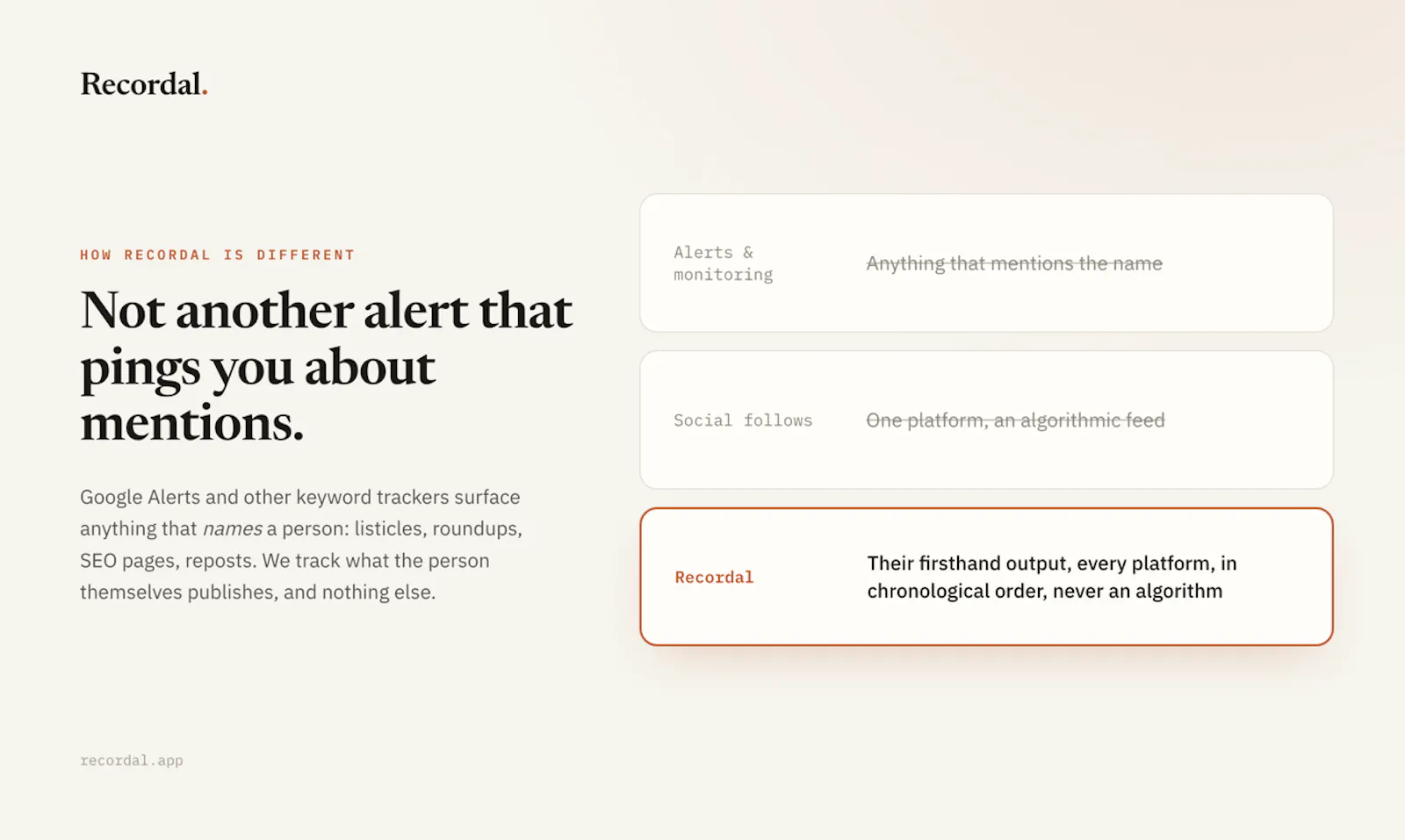 Recordal screenshot 3