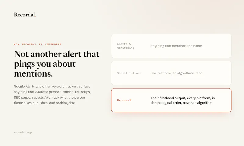 Recordal screenshot 3