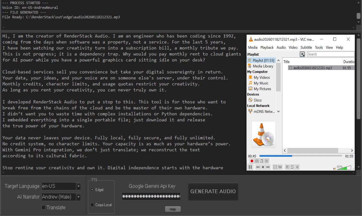 RenderStack Audio gallery image