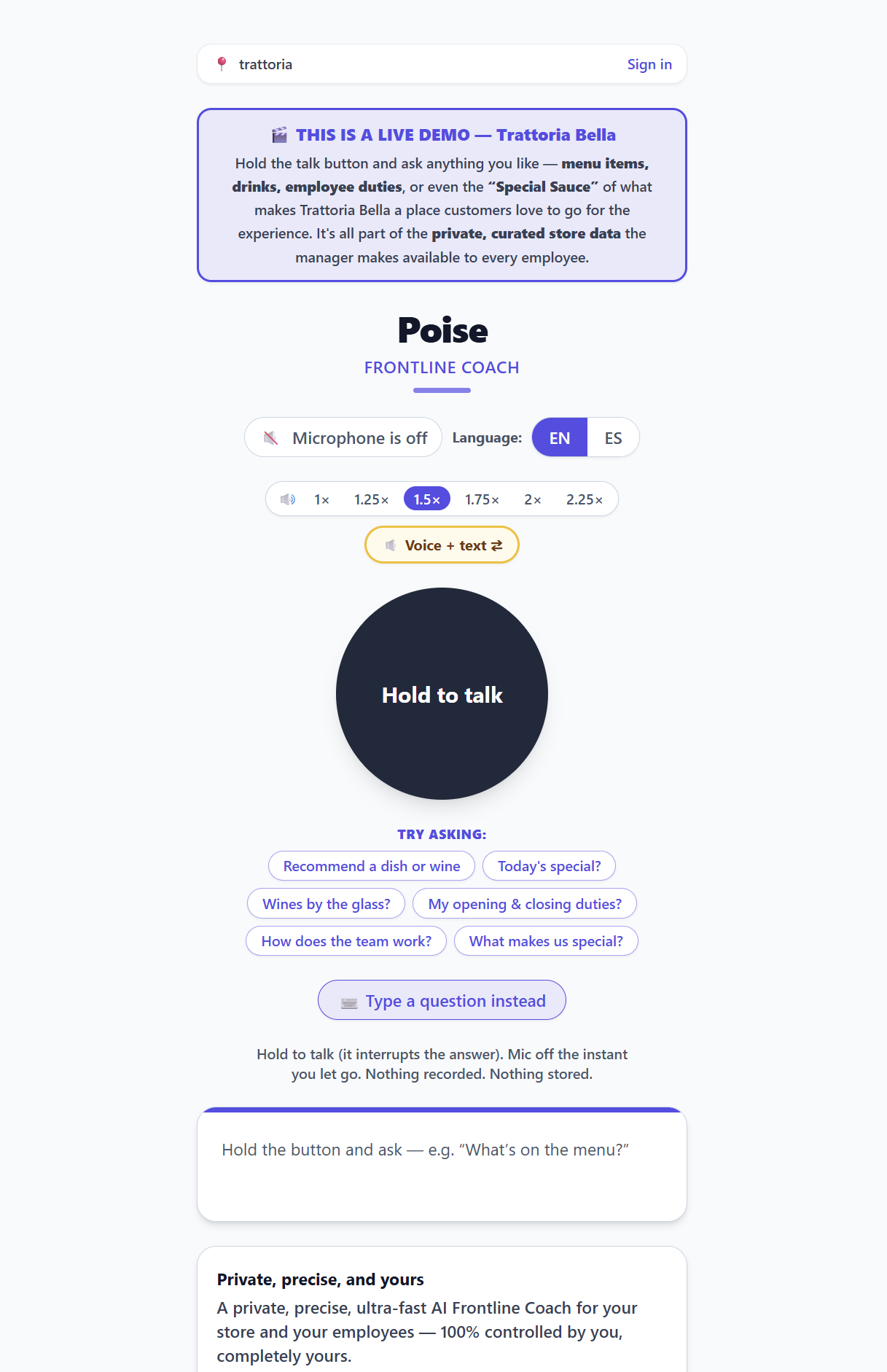 Poise gallery image