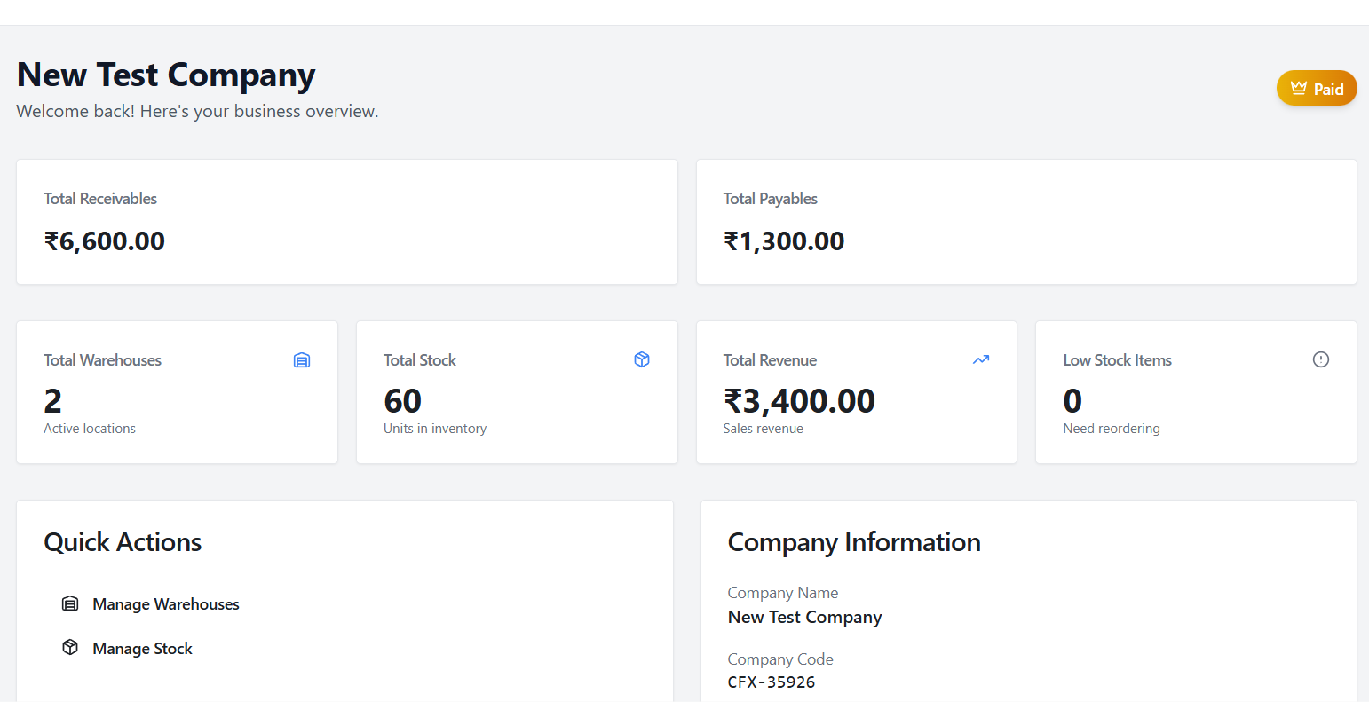 StockWise - Main product screenshot demonstrating key features and user interface