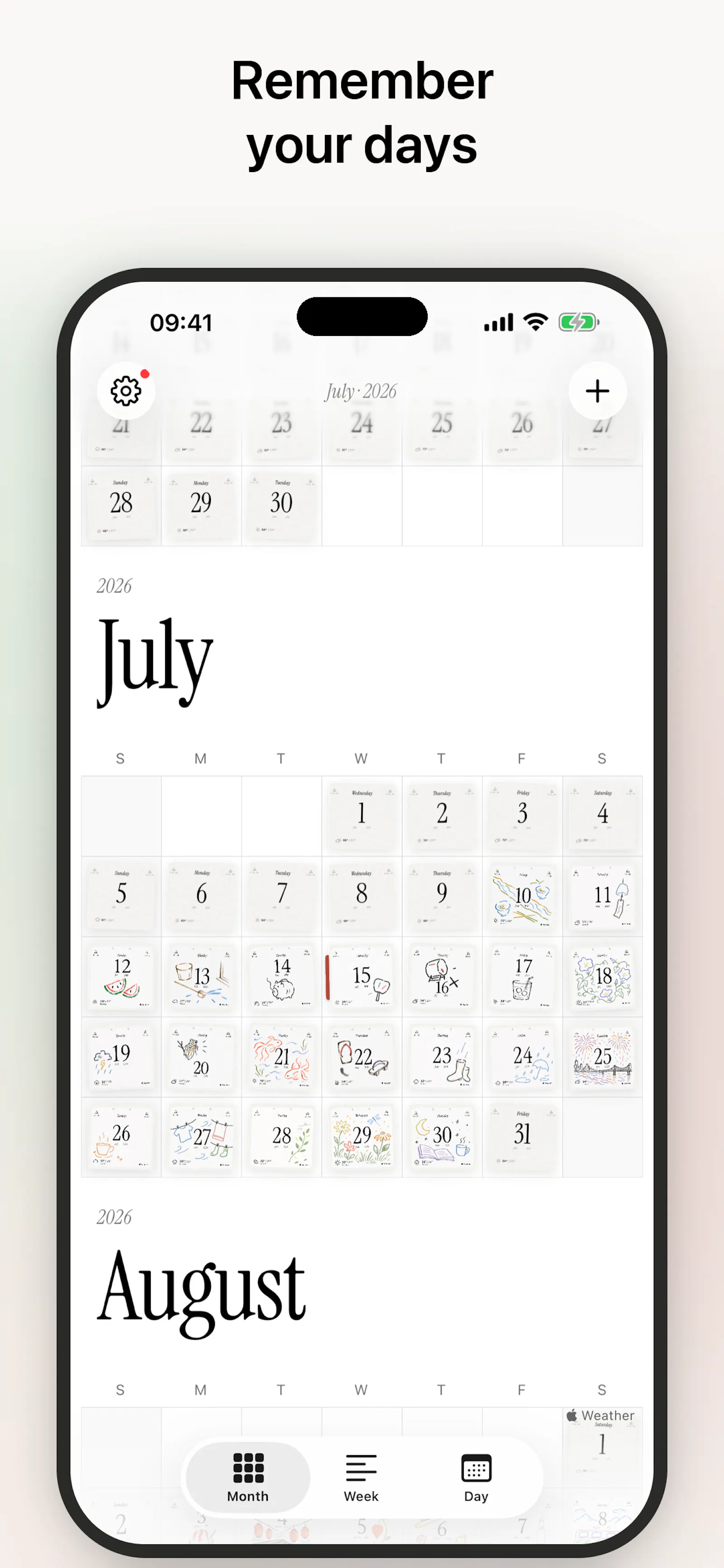 Hibi Calendar screenshot 5