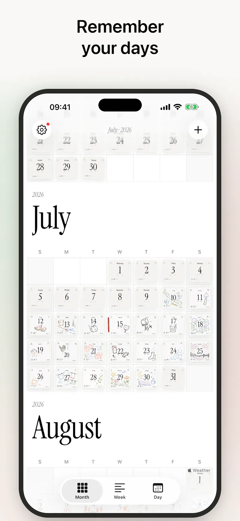 Hibi Calendar screenshot 5