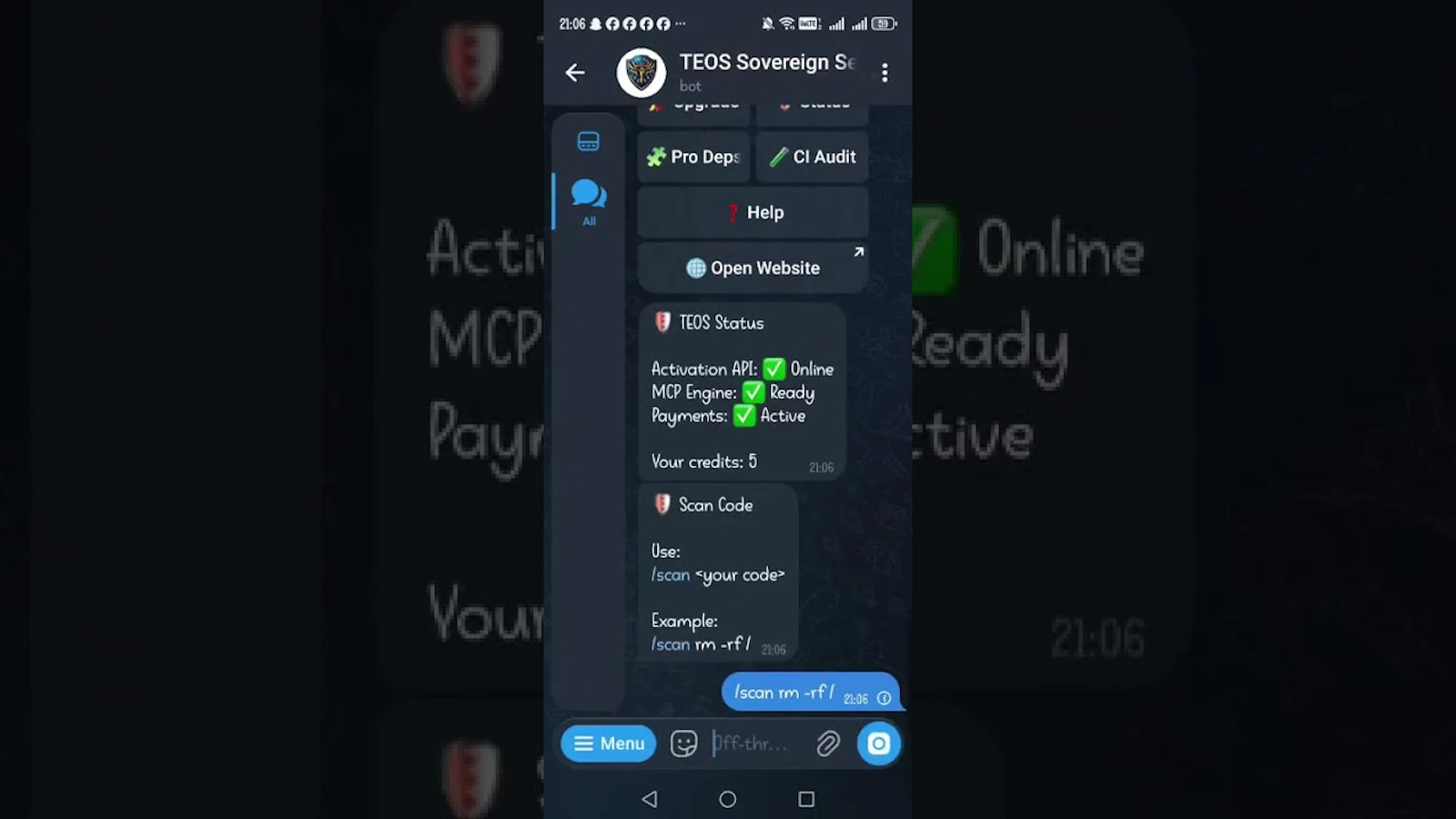 TEOS Sovereign Sentinel screenshot 1 (video preview)