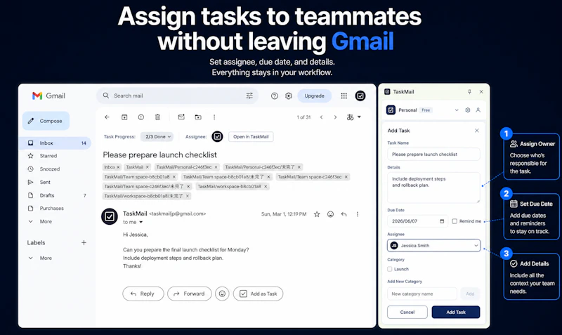 TaskMail screenshot 3