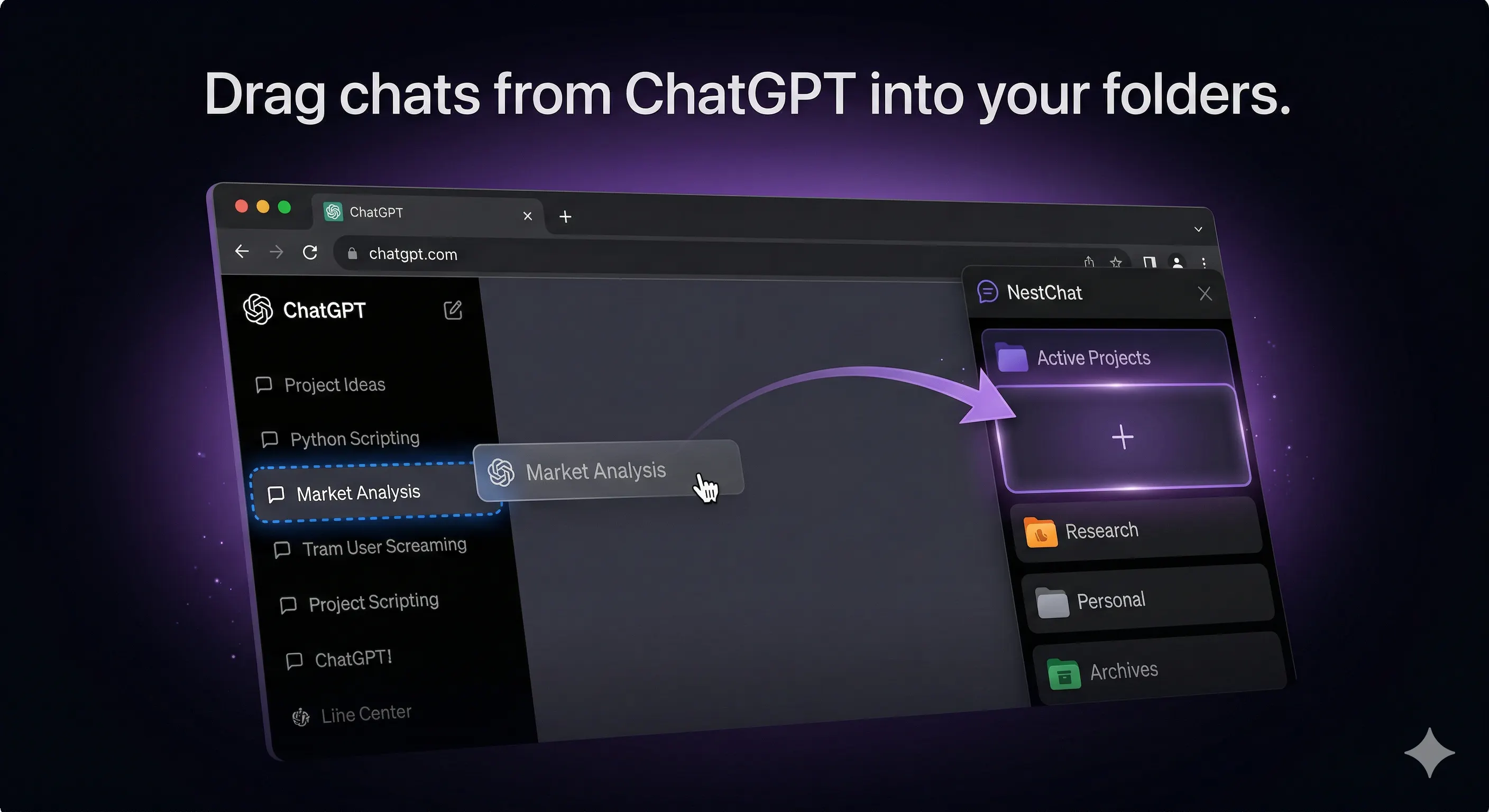 NestChat 제품 배너