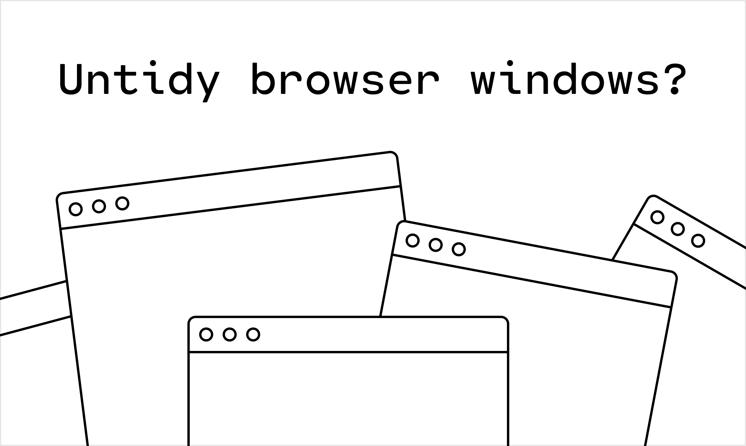Google Chrome 용 이불 - 타일링 윈도우 관리자 미디어 1