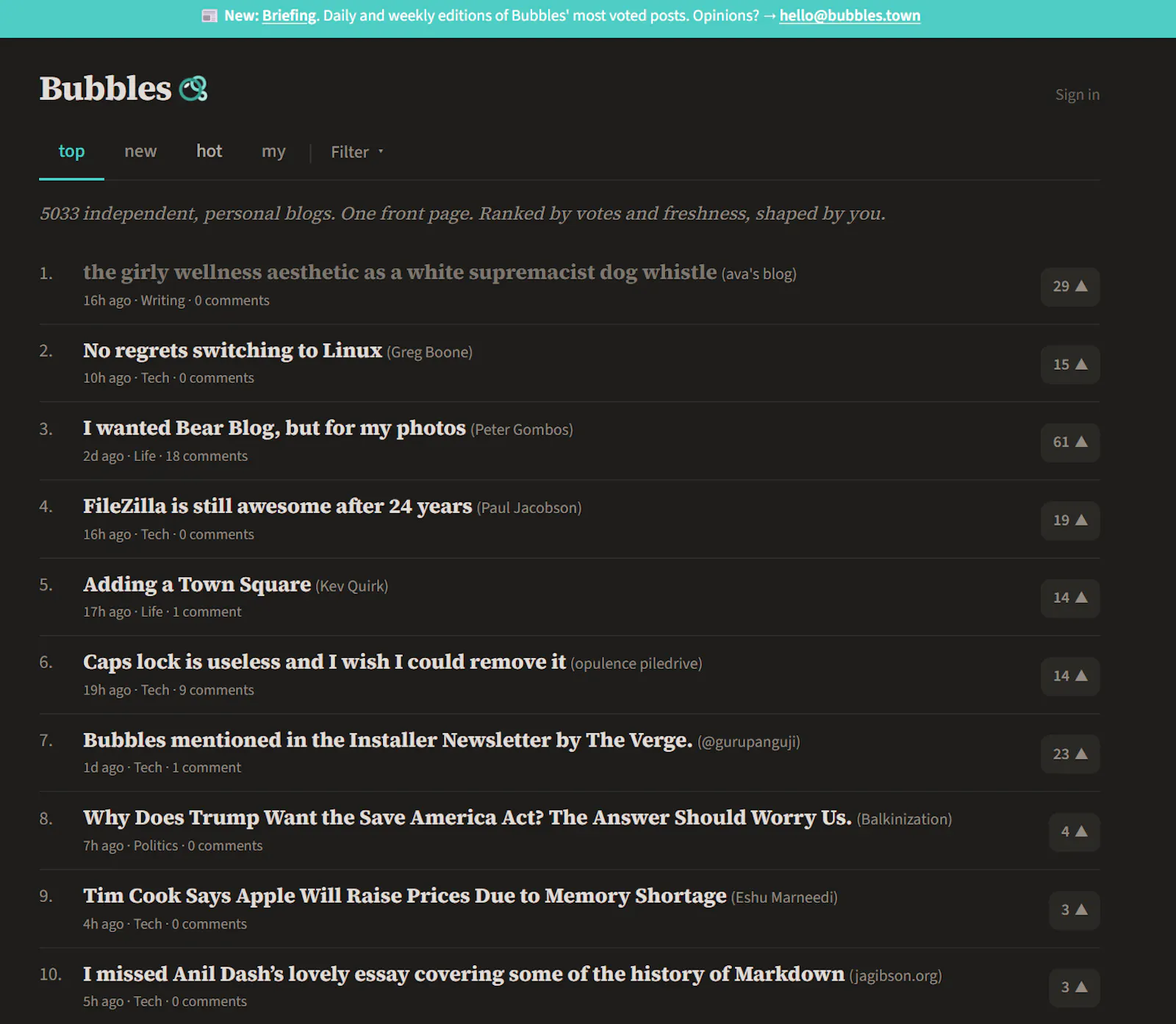 Bubbles screenshot 2