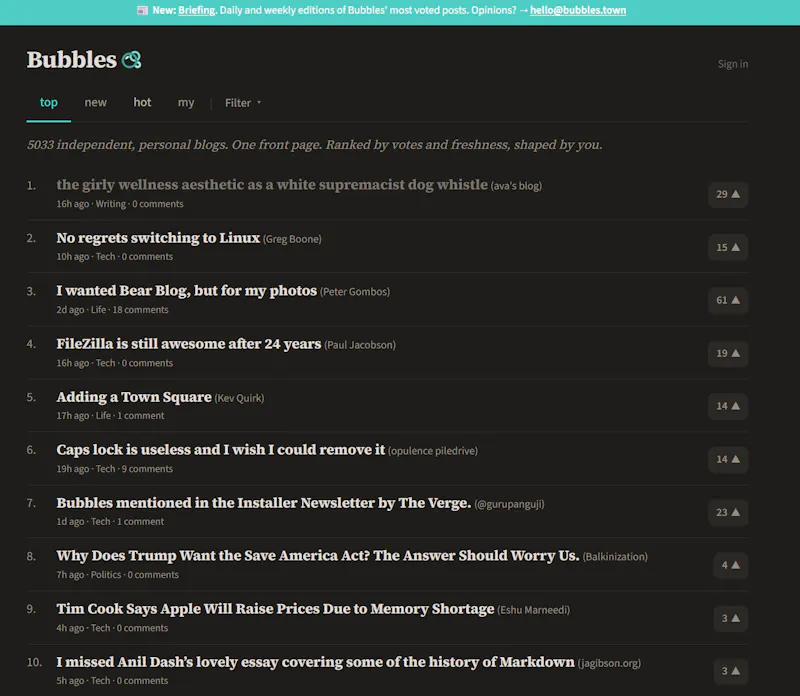 Bubbles screenshot 2