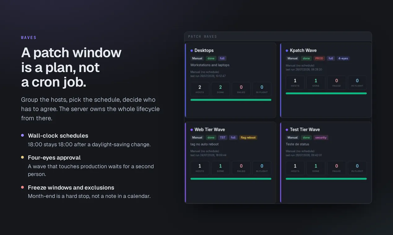 PatchWard — Linux Patching & Inventory gallery image