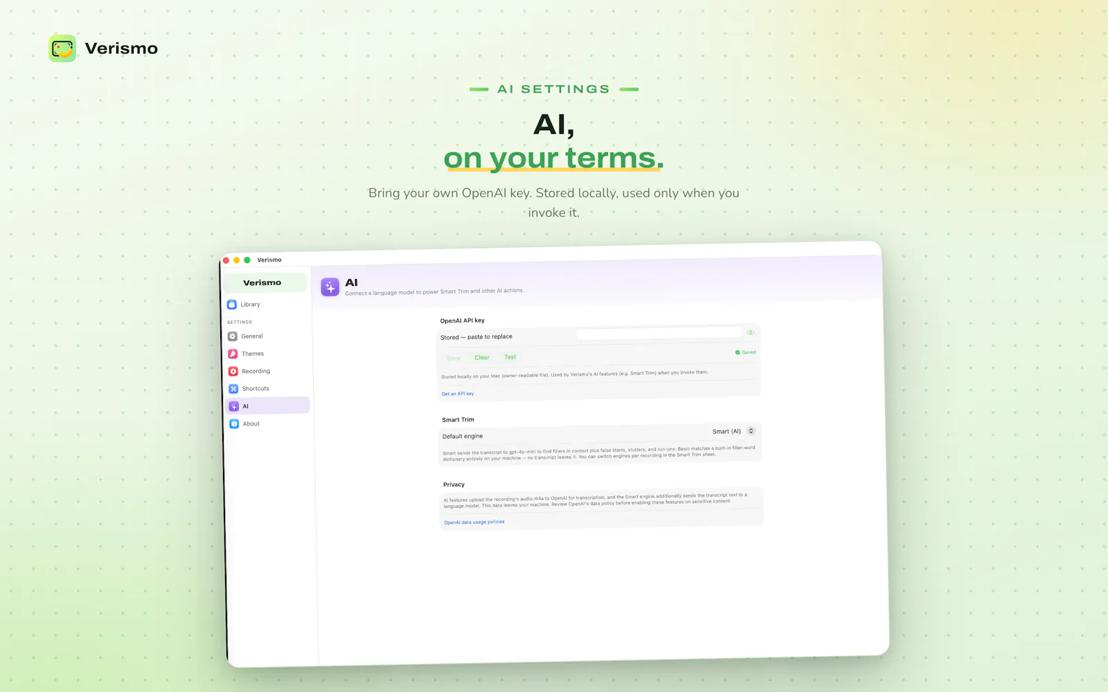 Verismo — native screen studio for macOS screenshot 2