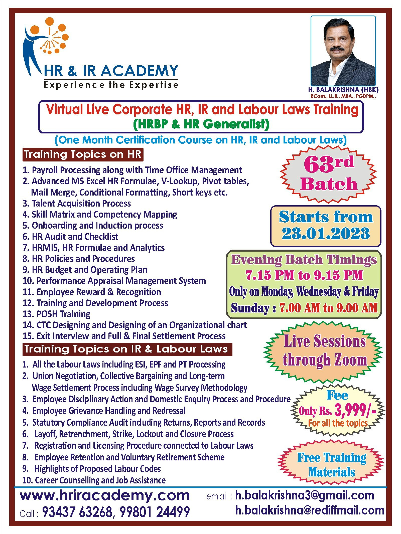 एचआर एंड आईआर एकेडमी - विशेषज्ञता का अनुभव करें मीडिया 3