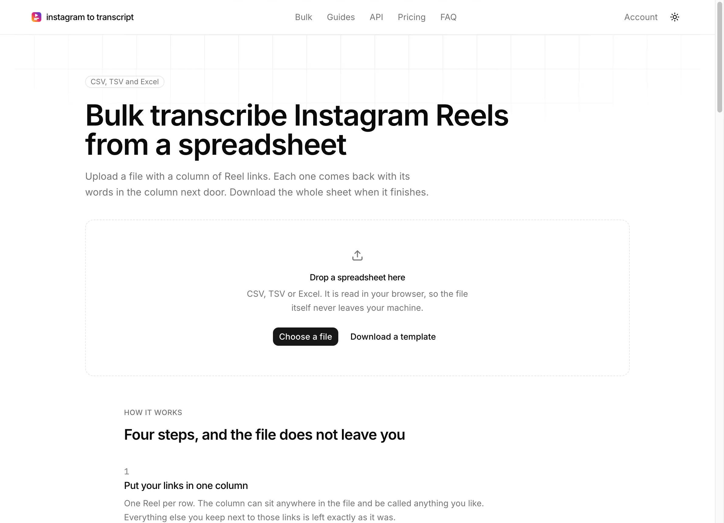 Instagram to Transcript gallery image