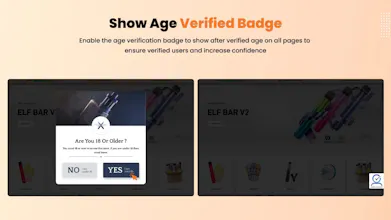 Shopify Smart Age Verification Popup gallery image