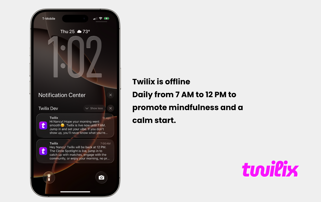 Média Twilix - Discuter, rencontrer et se connecter en fonction de votre ambiance 3