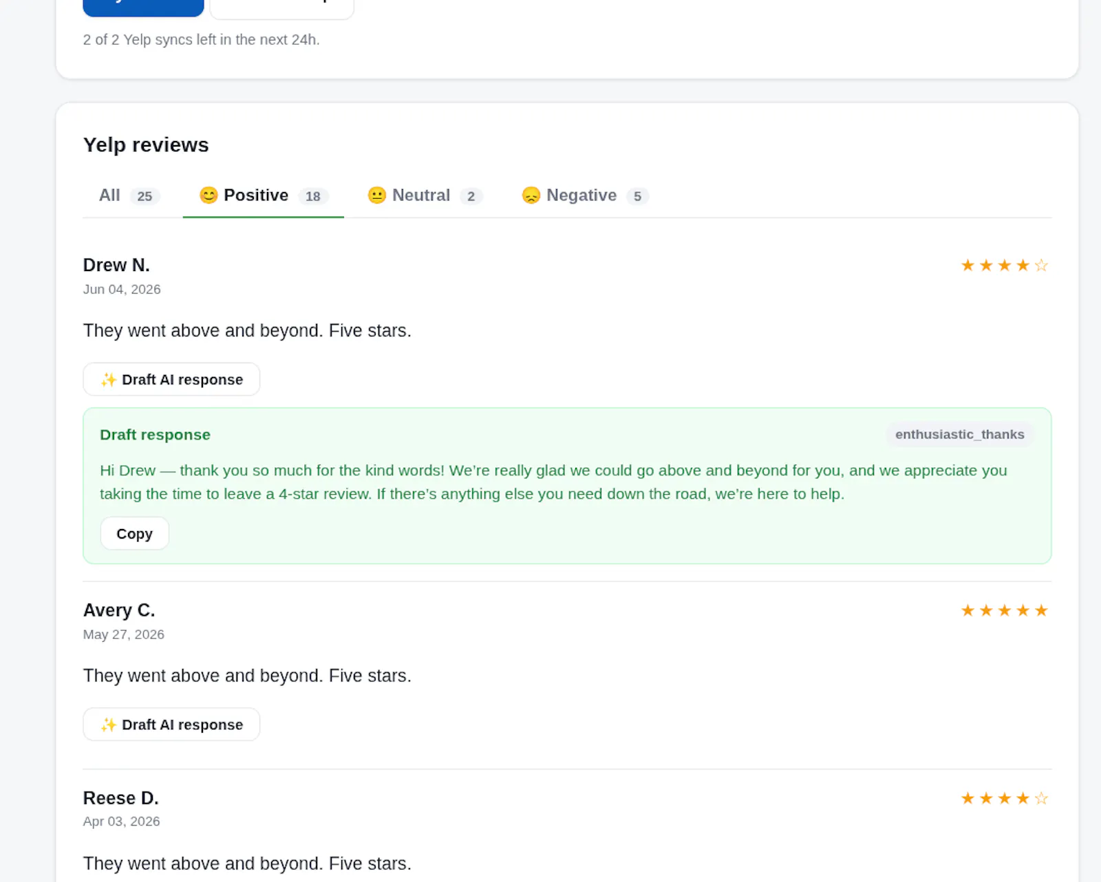 ReviewVista screenshot 5