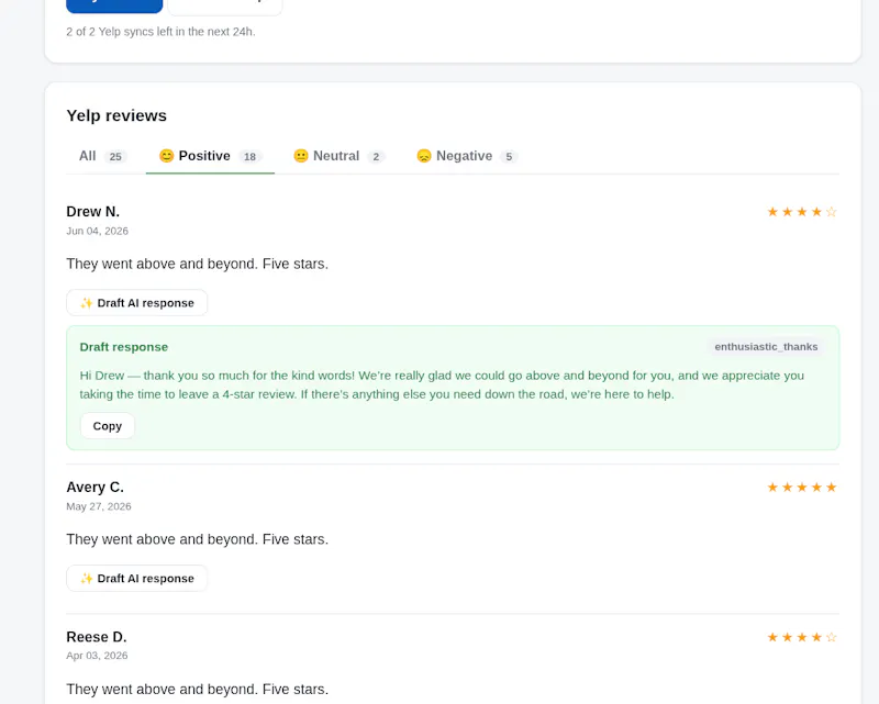 ReviewVista screenshot 5
