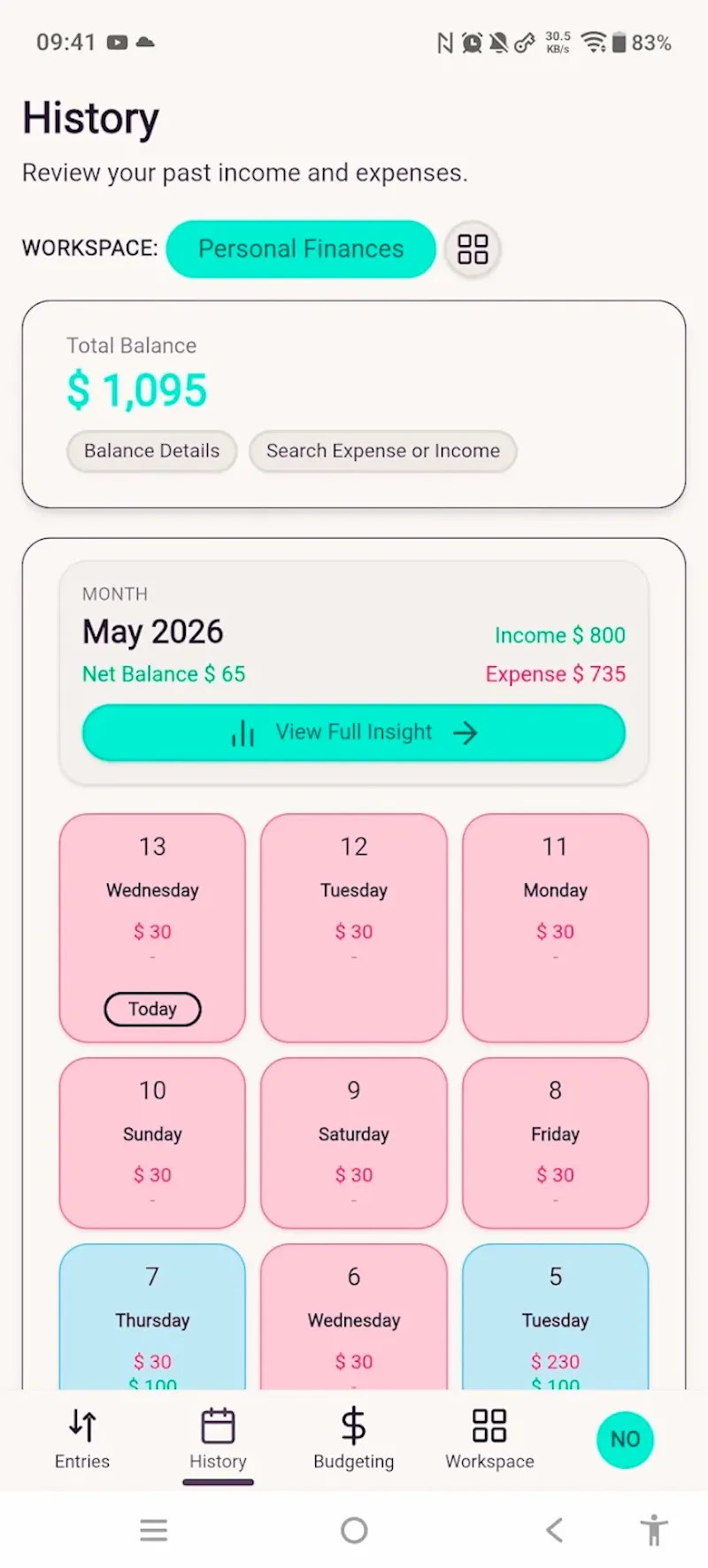 Zherani: Smart Expense Tracker screenshot 2