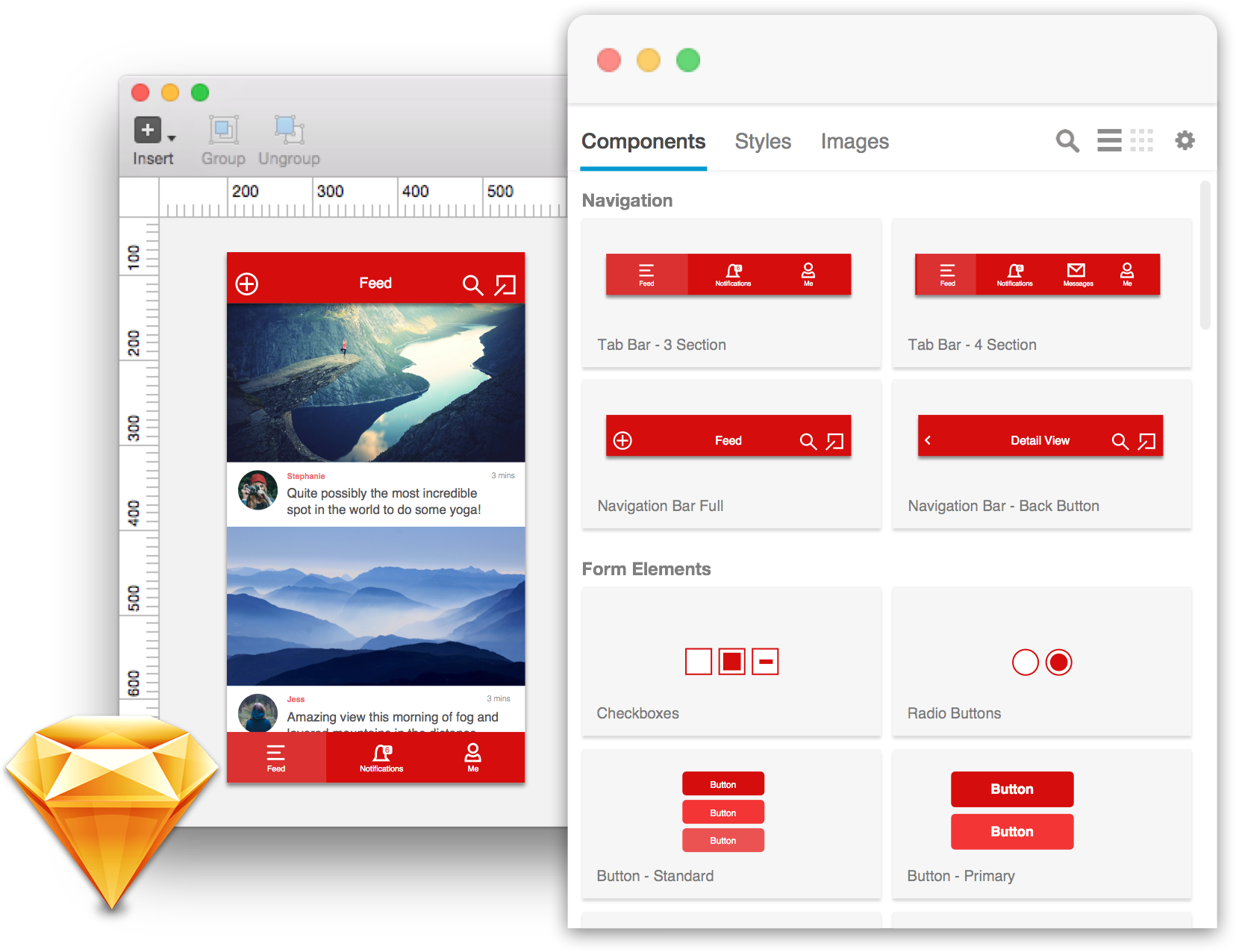 ComponentHub: A library of symbols created from your designs gallery image