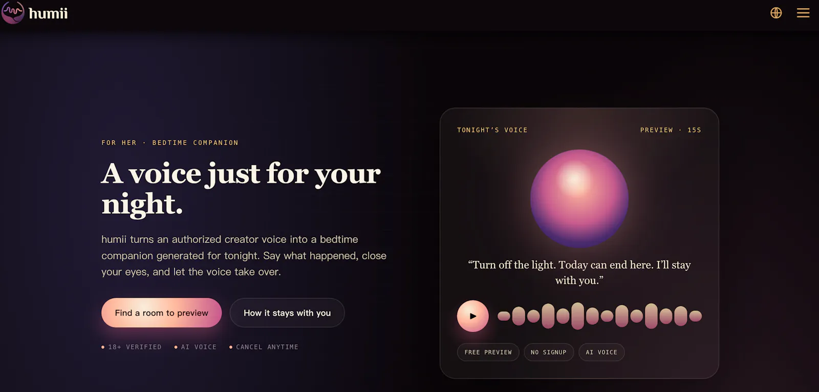 Humii App screenshot 1