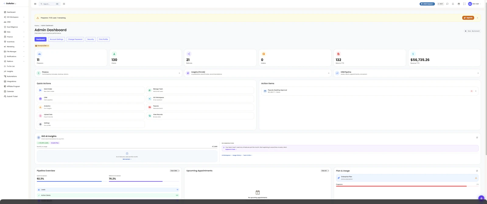 GoRefer.io screenshot 2