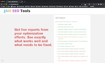 JAM SEO tools gallery image
