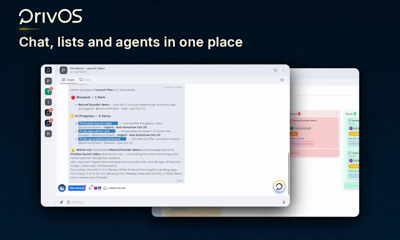 PrivOS screenshot 2