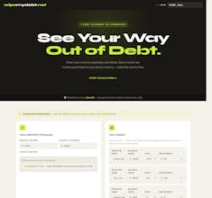 WipeMyDebt — Free Debt Payoff Calculator gallery image