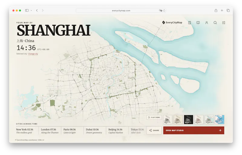 EveryCityMap screenshot 1