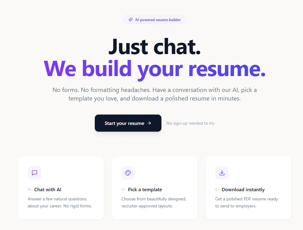 ChatResume gallery image