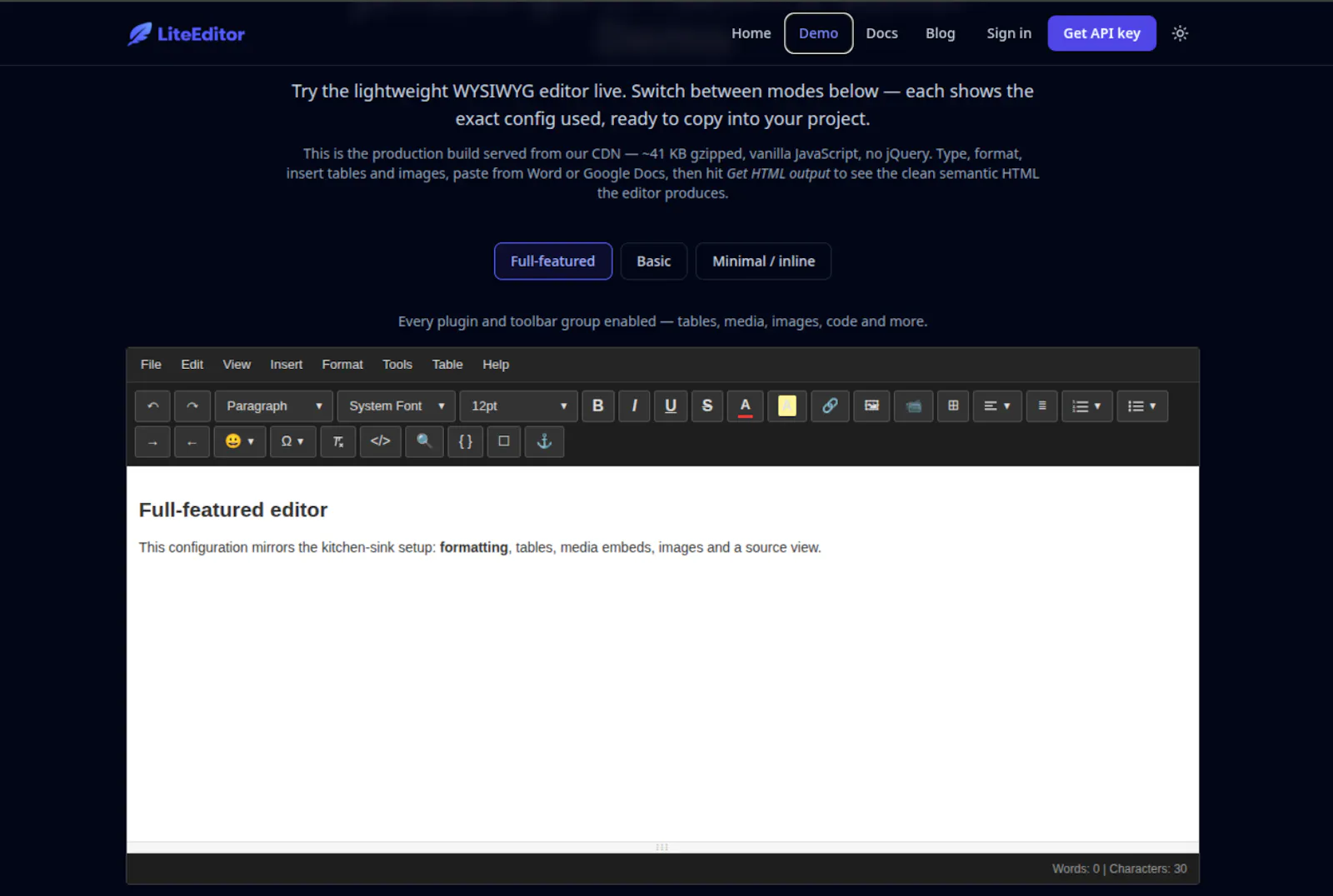 LiteEditor screenshot 4
