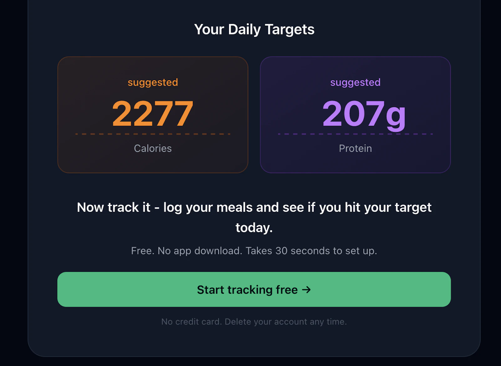FitLog screenshot 2