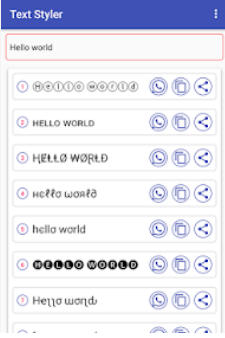 Chat Styles: Text Stylish for WHatsapp gallery image