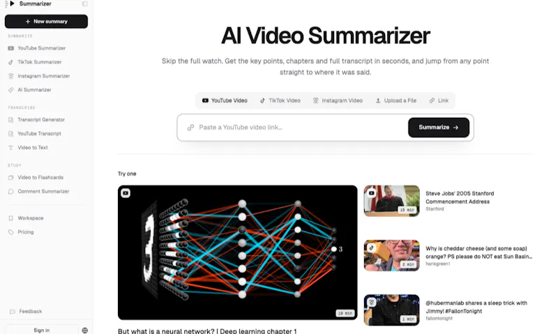summarizer.video screenshot 5