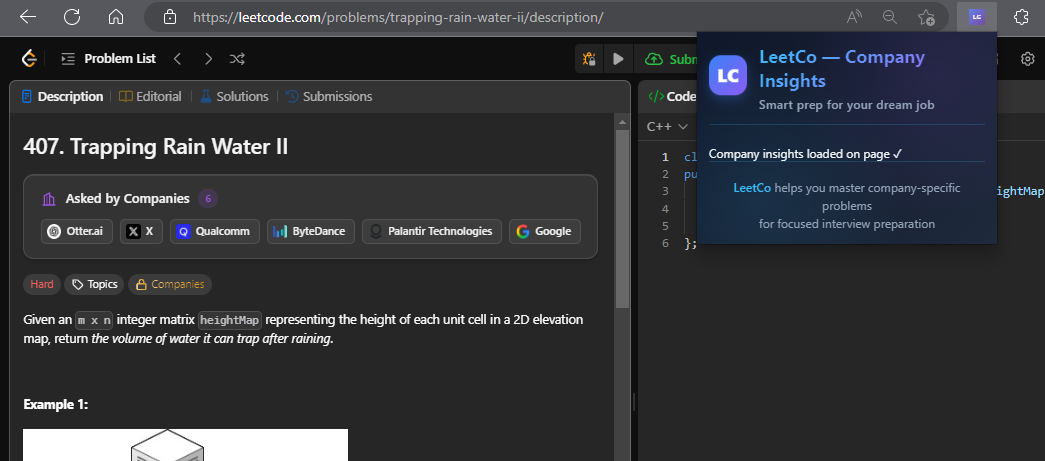 LeetCo - Screenshot 2 showing product features and functionality