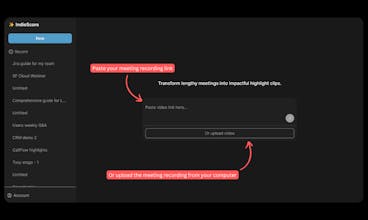 IndieScore: AI Meeting Highlight Clips gallery image