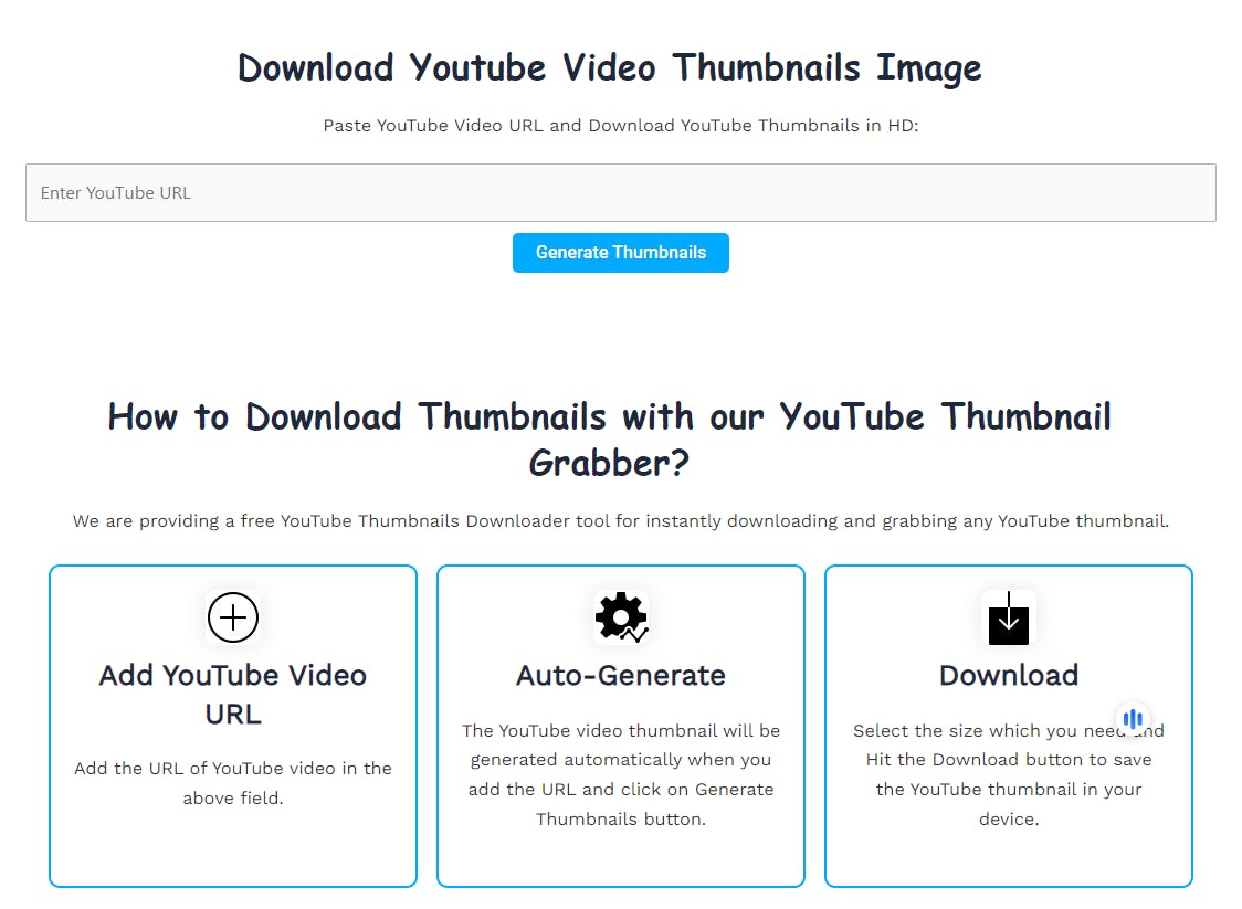 Thumbnails Downloader media 1