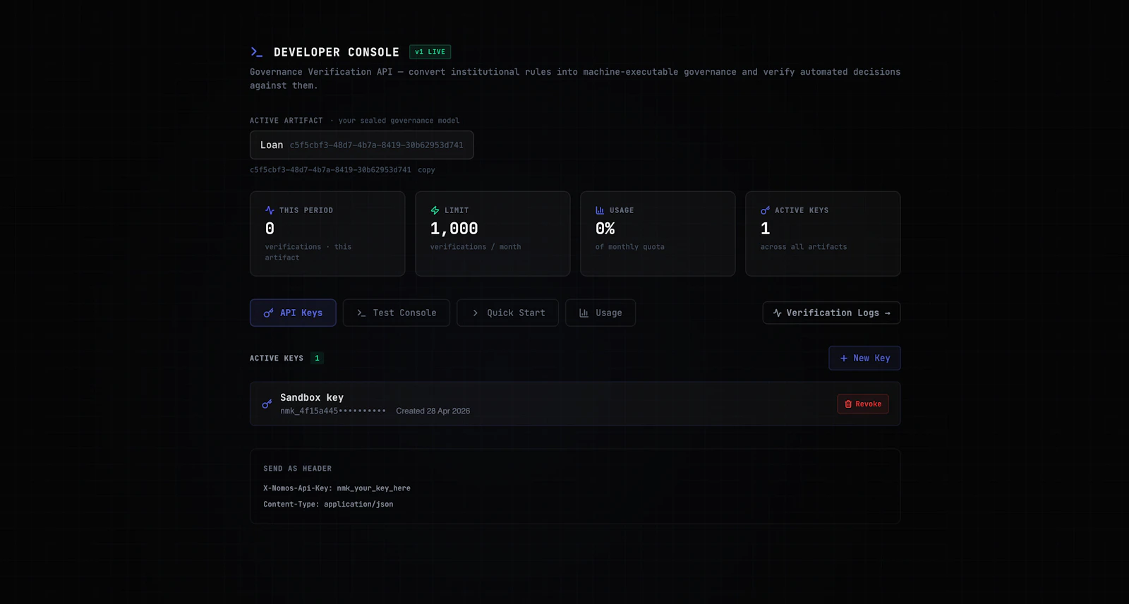 nomos screenshot 2