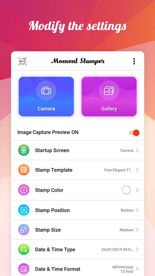 Custom Stamps on Photo: Moment Stamp gallery image