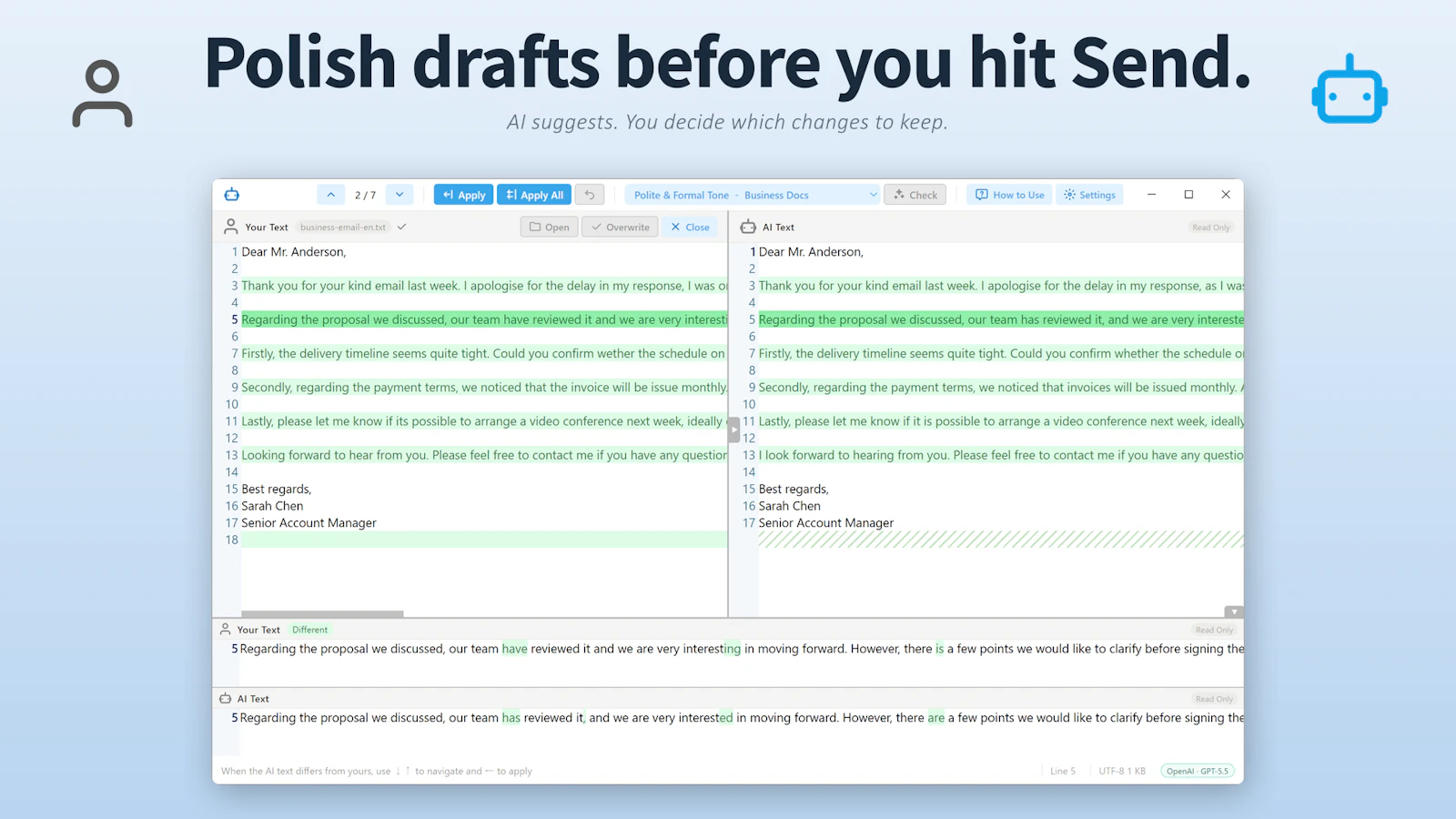 revAIser screenshot 1