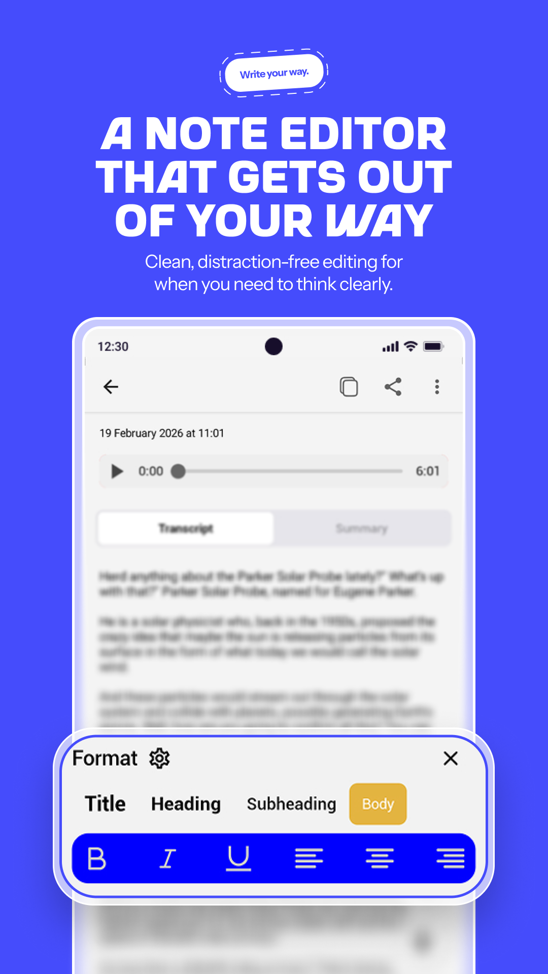 Notely Voice: AI Voice to Text gallery image
