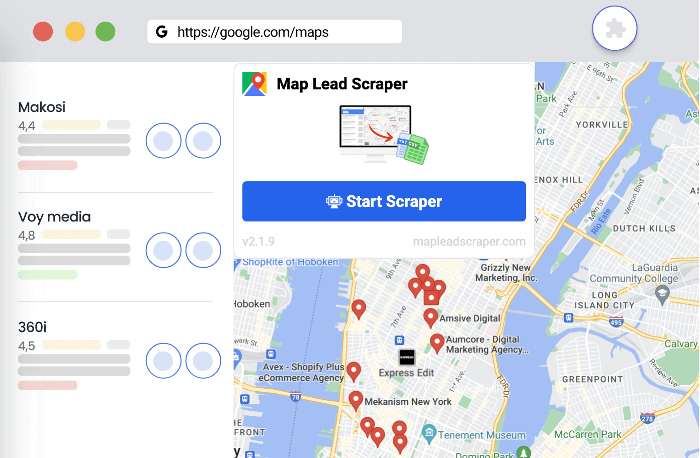 Media Google Maps cào trực tuyến 2